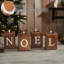 Ensemble de 4 bougies chauffe-plat festives NOEL