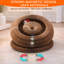 Jouet pour chat Kitty Curls, orgue magique pliable en accordéon avec balle roulante, griffoir interactif apaisant pour chats et chatons d'intérieur