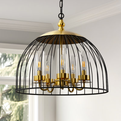 Muath 5 - Light Dimmable Lantern Globe Chandelier