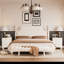 Table de chevet 2 tiroirs l 19,7 po-519307841