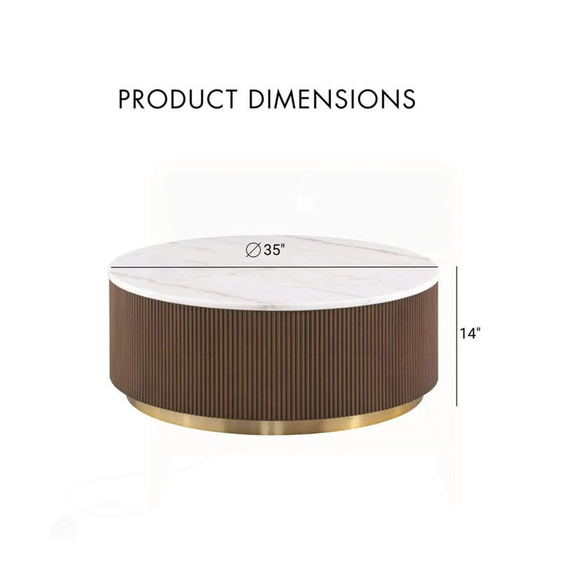 Table basse Modern Minimalist Farmhouse