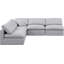 Canapé modulaire de coin rembourré 5 pièces Itala-94482425