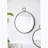 Iron Frame Vertical Round Mirror
