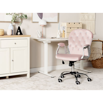 Leitersburg Velvet Office Chair