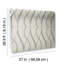 Graceful Geo Geometric Metallic Wallpaper Roll-2030095270