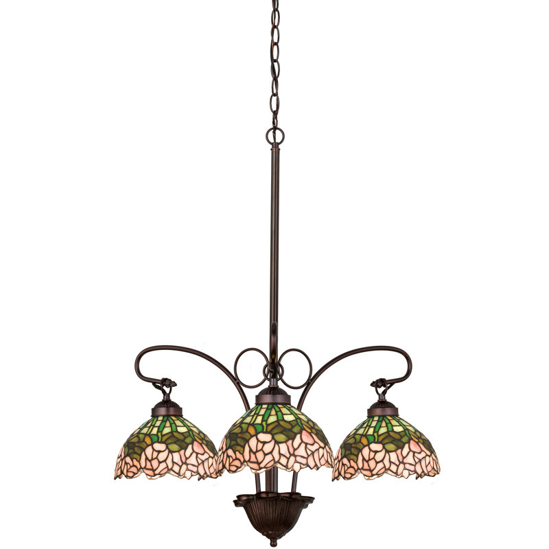 Lustre classique / traditionnel à 3 lumières Diane