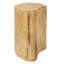 21 tables de bout irrégulières de couleur naturelle, aux dimensions réfléchies, pouvant servir de pièce décorative avec un design fendu, compacte pour les petits espaces, pouvant contenir des boissons et des livres-442628164