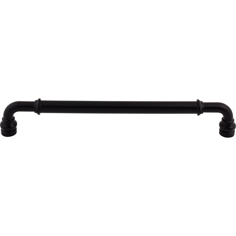 Brixton Appliance Pull, Flat Black, 12" Center to Center