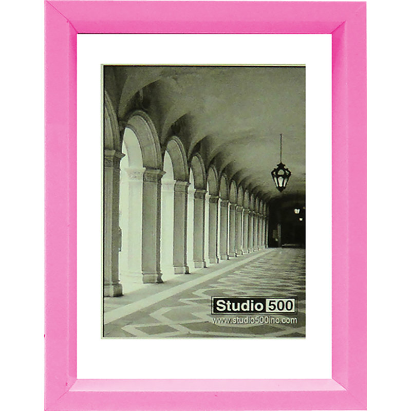 Cadre pour photo simple biseauté Koyande, bleu