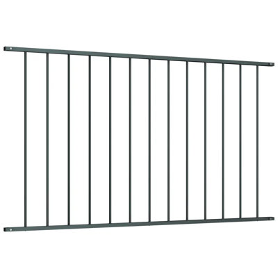 Fredonyer Fence Panel Powder-coated Steel Patio Barrier Multi Sizes Multi Colours