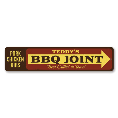 BBQ Joint Aluminum Sign