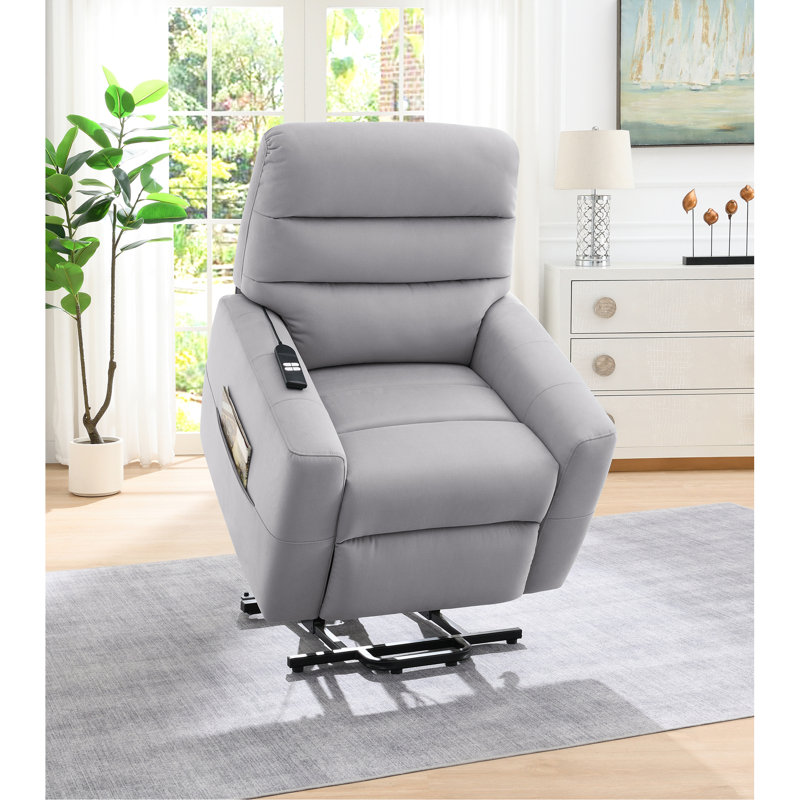 Fauteuil inclinable électrique gris Aire