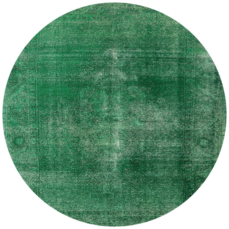 Abstract Indoor Rug, Round 8'