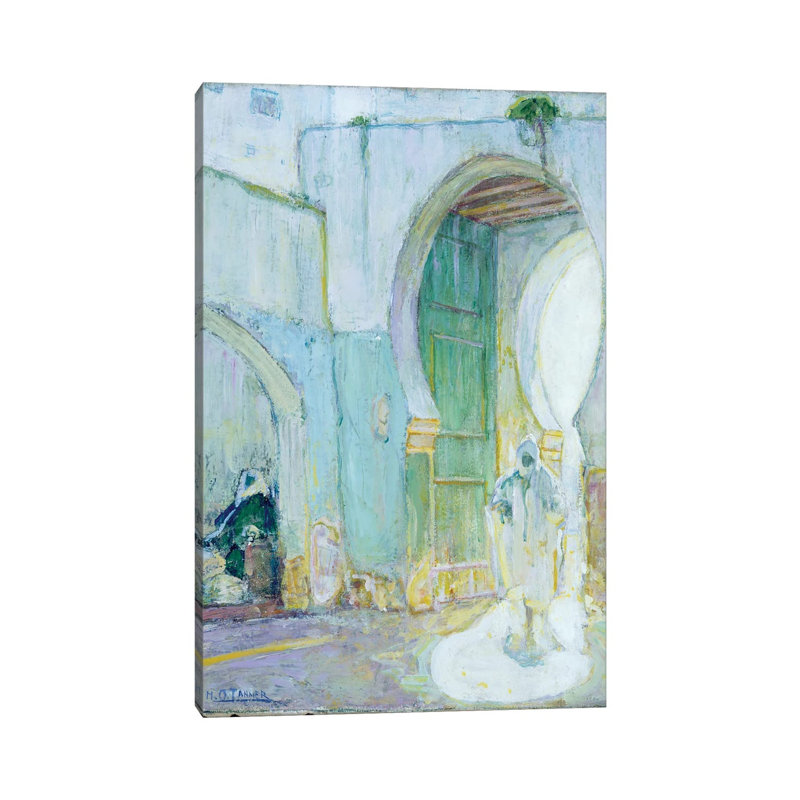 Gateway, Tangier, C.1912 by Henry Ossawa Tanner - Wrapped Canvas Painting, 30.48cm H x 20.32cm W x 1.905cm D