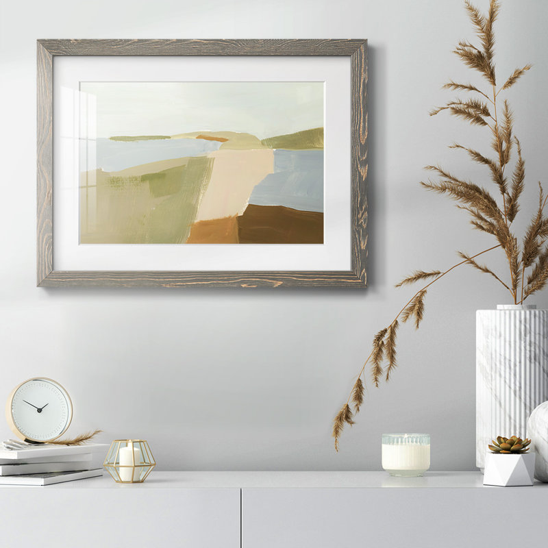 Paysage empilé II, Gris, H 22 po x l 32 po x P 1,5 po