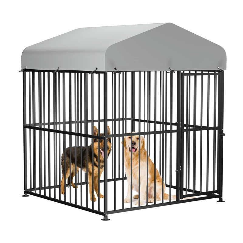 Grand enclos pour chien Meetwarm, H 71 po x l 59 po x P 59 po