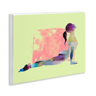 «Yoga Pose on Yellow» par Tim Parker