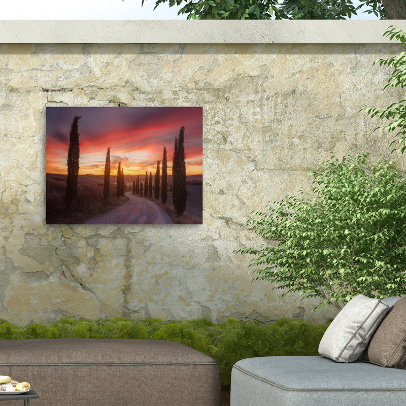 «Tuscany Sunset» sur toile par Rostovskiy Anton, H 18 po x l 24 po