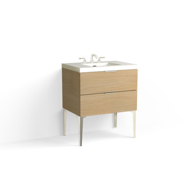 Avila 30" W Freestanding Single Bathroom Vanity with Dean Leg