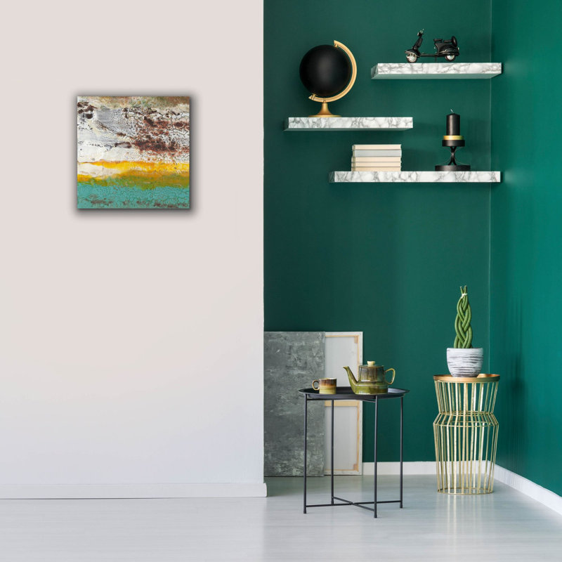 «Arid 1» par Alicia Ludwig, art mural sur toile, H 18 po x l 18 po x P 0,75 po