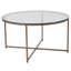 Modern Laminate Coffee Table with Crisscross Frame-1825918870-1825918865
