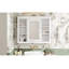 Armoire de salle de bain, armoire à pharmacie, armoire de rangement murale, armoire de salle de bain moderne avec miroir, armoire à miroir avec 6 tablettes ouvertes (meuble-lavabo non inclus)