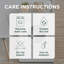 Ensemble de 3 draps de lit gris 100% flanelle de coton 100% double pour lit double / très grand 14 "-126015653