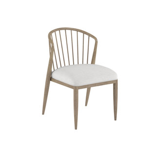 Chaise d'appoint à dossier Finn en brun clair Finn (Ensemble de 2)