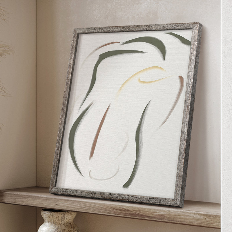 ABSTRACT Series DCCCX Framed Print - Solid Wood, 11" H x 9" W