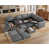 Similicuir gris est en rupture de stock