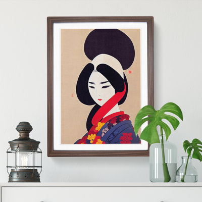 Charming Geisha - Single Picture Frame Print