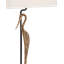 Lampe de table en laiton antique / noir 31,5 po Antigone