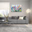  «High Summer Garden 2» par Danhui Nai, art mural en verre acrylique, 36 po x 24 po