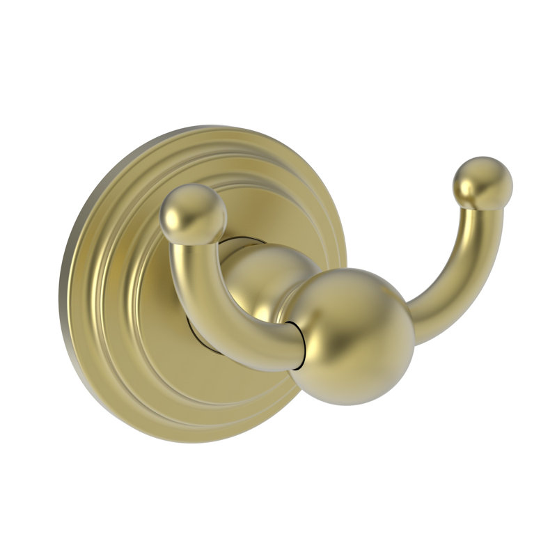 Astor Double Robe Hook, Stainless Steel (PVD)