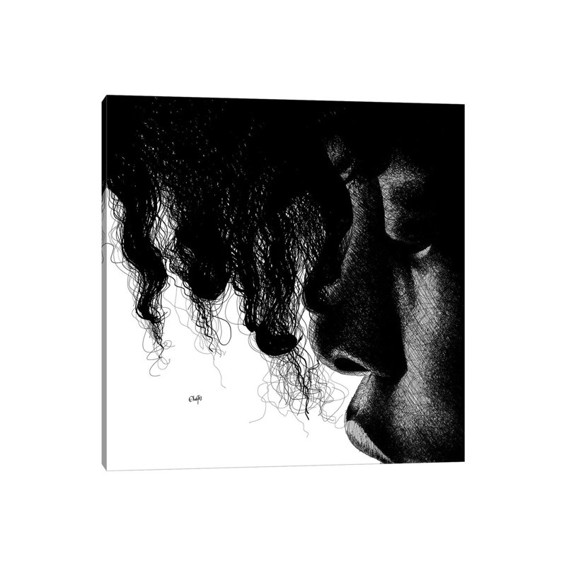 Giclée sur toile tendue avec galerie brute, H 12 po x l 12 po