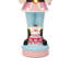 Soldat rose casse-noisette 4 pi avec gâteau, décoration des Fêtes à piles-430843169