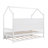 Wooden House Bed with Trundle-1075235985