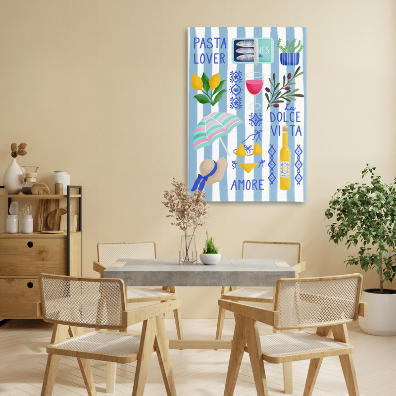 «Pasta Lover», toile par Medka Hiti, H 30 po x l 20 po