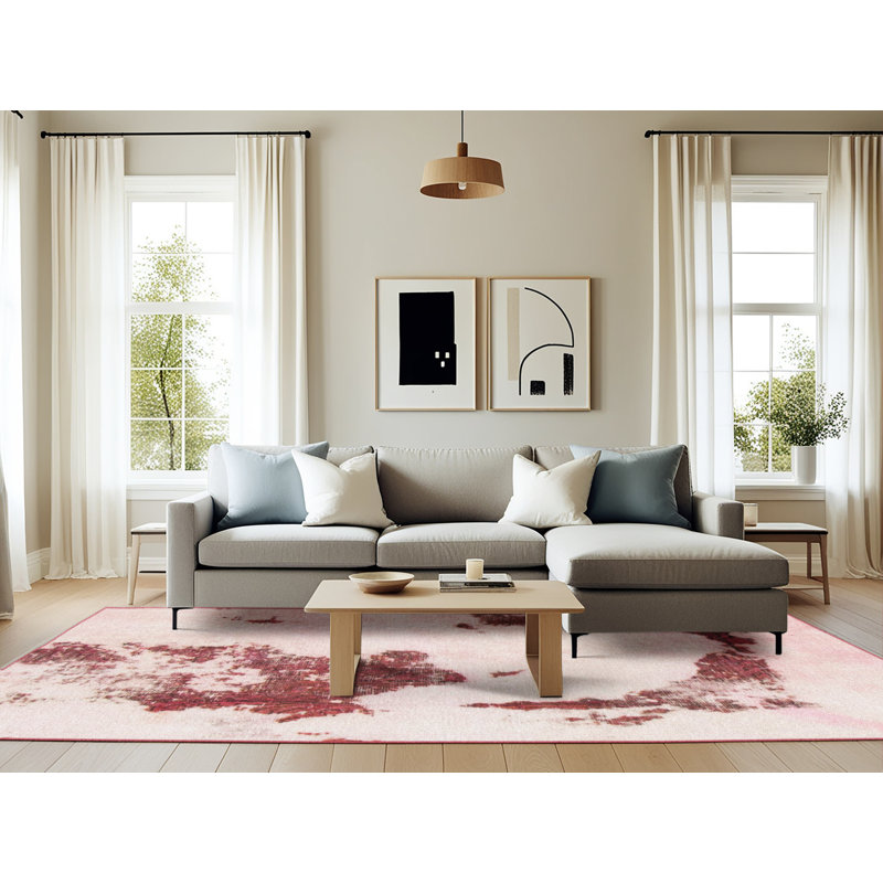 Tapis abstrait moderne 924, Rectangle 6 pi x 9 pi