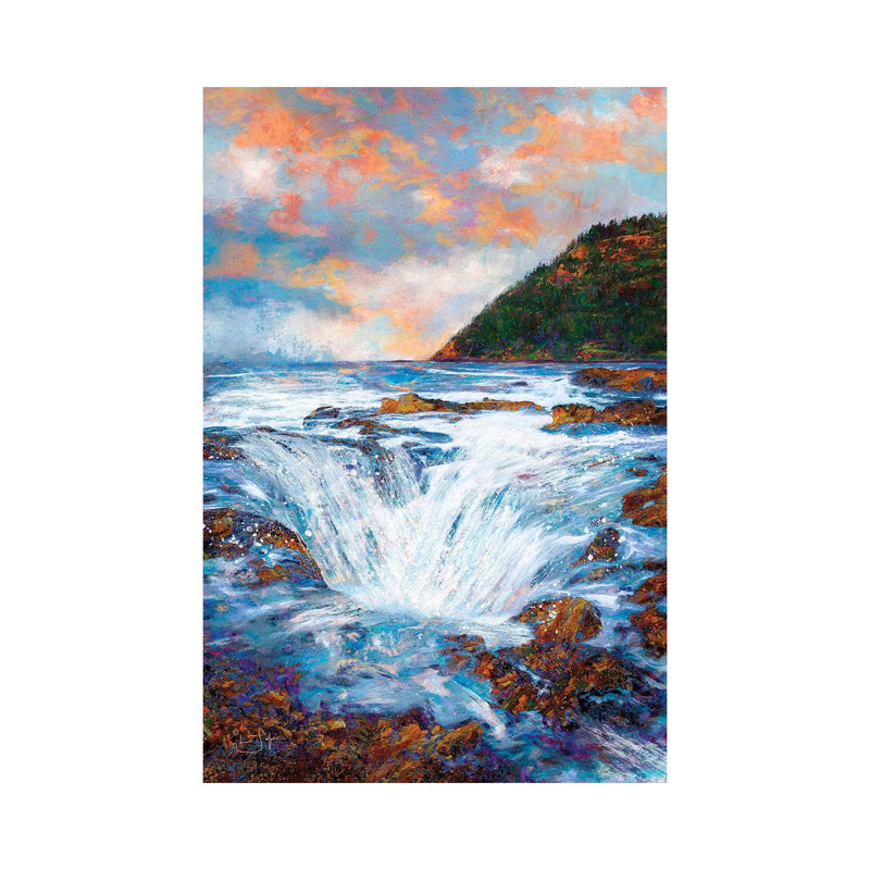 Thor's Well by Lisa Robinson - Wrapped Canvas Gallery-Wrapped Canvas Giclée, 20.32 cm H x 30.48 cm W
