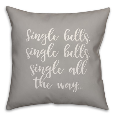 Solid Colour Reversible Throw Pillow