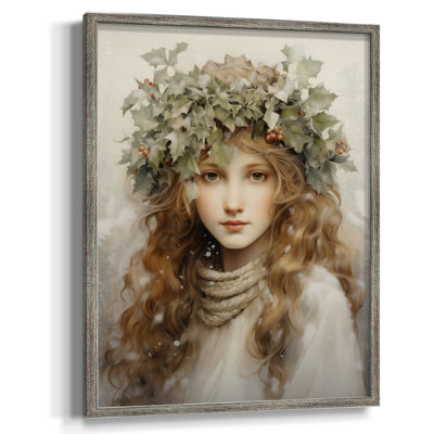 Christmas Holiday Art DLXXVII Framed Print - Solid Wood