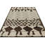 Moroccan Hand Knotted Wool Geometric Area Rug-314404683