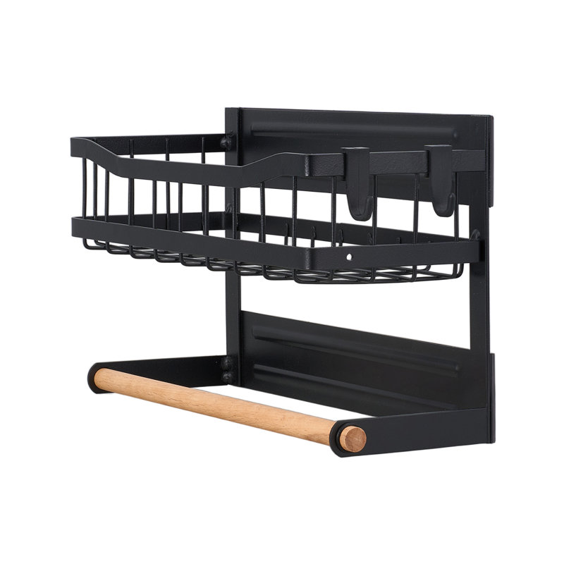 Freestanding Spice Rack, Black