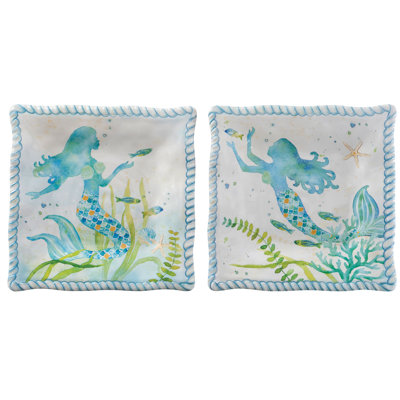 Doran Mermaid 6" Melamine Appetizer Plate