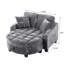 Chaise longue convertible 42,68 po avec repose-pieds avec rangement-1034633103