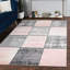 Tapis rose / gris Jaydenlee-2074355560