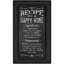 Prêt à créer une atmosphère chaleureuse avec «Recipe for Happy Home», reproduction encadrée, papier multicolore, 12 po x 21 po x 1 po, cadre noir, impression sur papier, cadre, embellissez votre maison