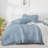 Andency Pink Comforter Set Full, 3 Pieces Lightweight Soft Rustic Pink Ruffle Comforter Women Girls, Solid Farmhouse Microfiber Bedding Comforter Set-124610433-124610444