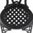 Cast Aluminum Patio Dining Chair 2PCS With Black Frame